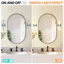 Ensemble de 2 appliques murales verticales modernes, en résine imitation marbre et chrome, pour une utilisation intérieure seulement (salle de bain, corridor et chambre).