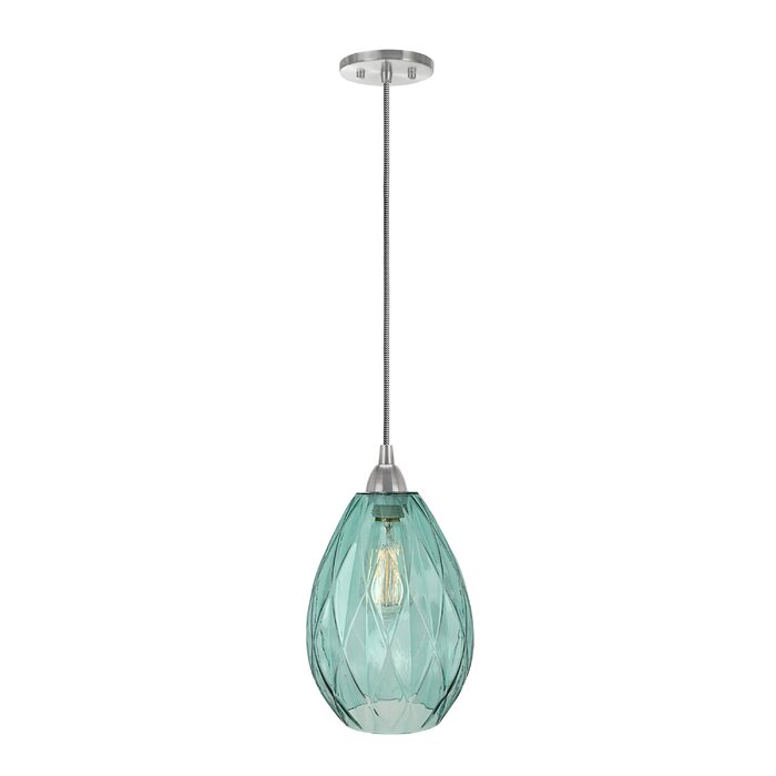 Highland Dunes Derouen 1 - Light Single Pendant & Reviews | Wayfair