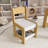 3-in-1 Kids Activity Table Set with Detachable Blackboard and Built-in Storage