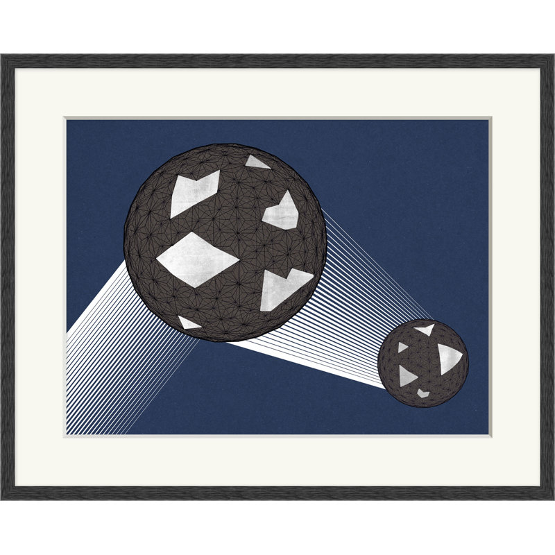 Orbit 3 Framed Graphic Art