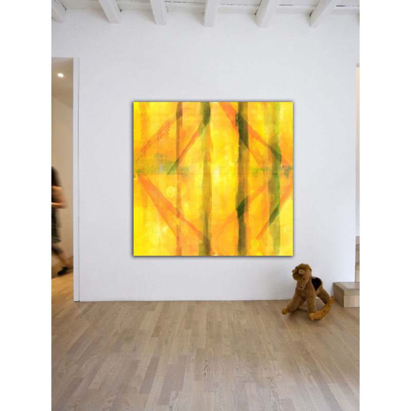 « abstract g », reproduction d’art sur toile tendue, 40 po x 40 po