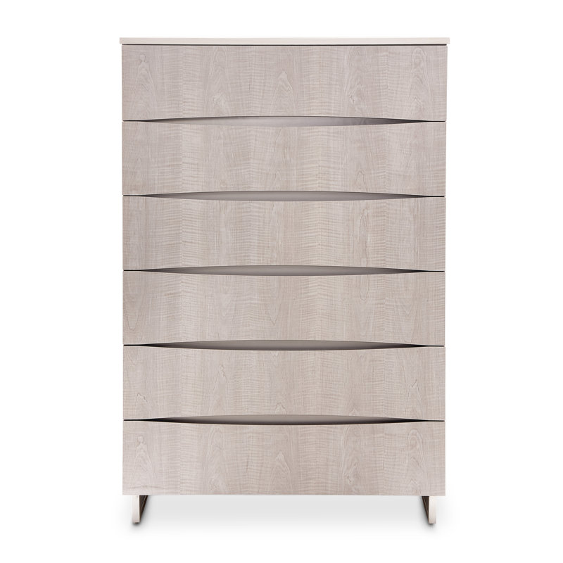 Commode marin à 6 tiroirs - Gris