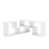 Blanc uni est en rupture de stock sélectionné