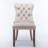 Tufted Solid Wood Velvet Upholstered Dining Chair-883621104