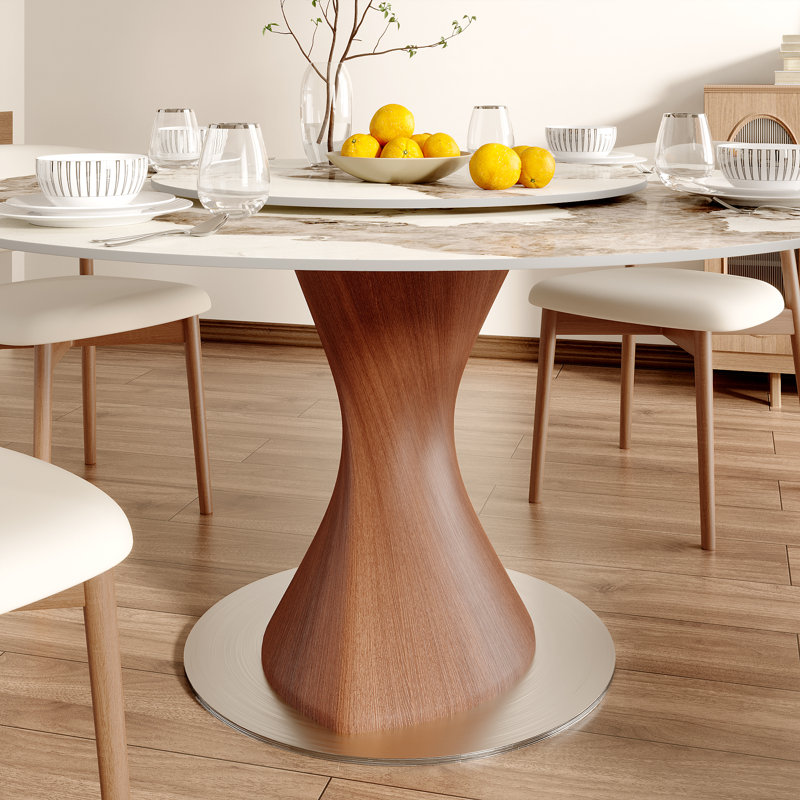 Table de salle à manger Modern Modern, Pandora, H 29,52 po x L 53,15 po x l 53,15 po