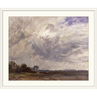 «Landscape with Gray Windy Sky, c.1821-30» par John Constable - impression