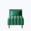 Fauteuil modulaire en velours sans accoudoirs pour salon Zoticus-242984036