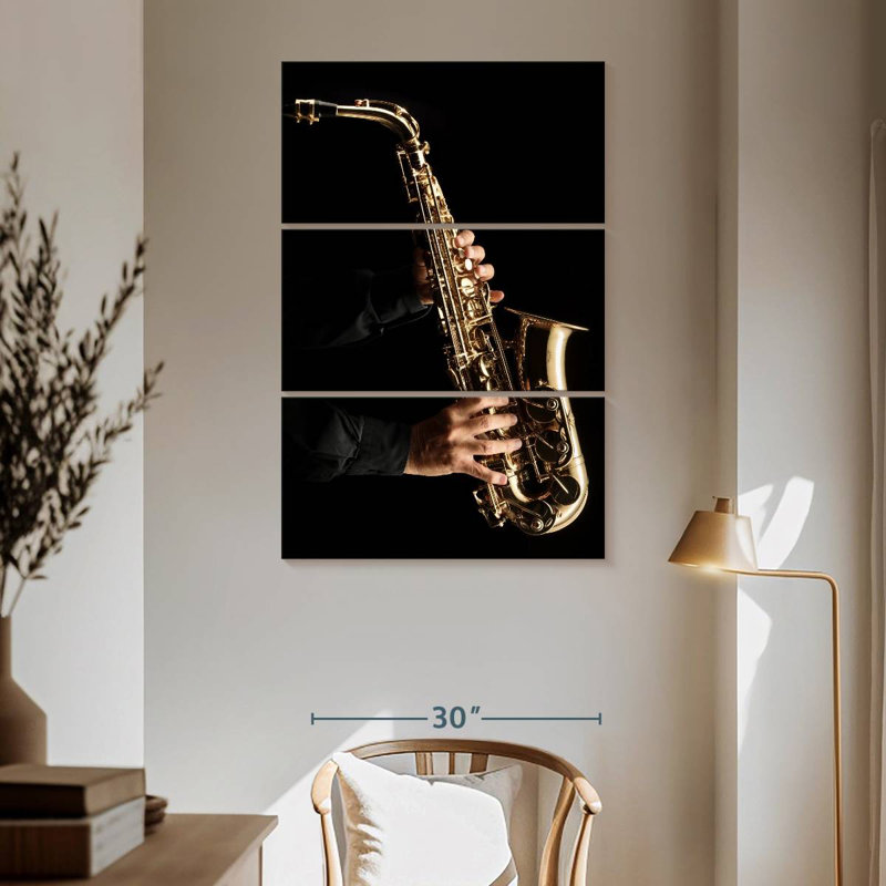 Abarca Classic Saxophone, H 65 po x l 42 po