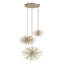 Palisades Ave. Metal And Crystal Chandelier