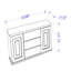 Buffet gris foncé ARIYA