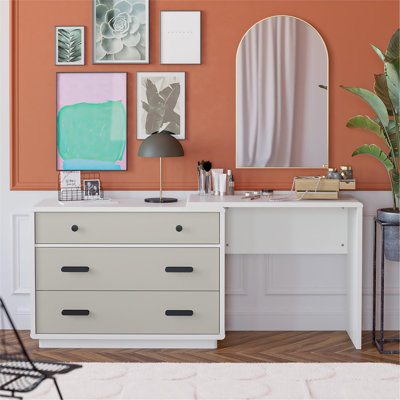 Commode 3 tiroirs et bureau
