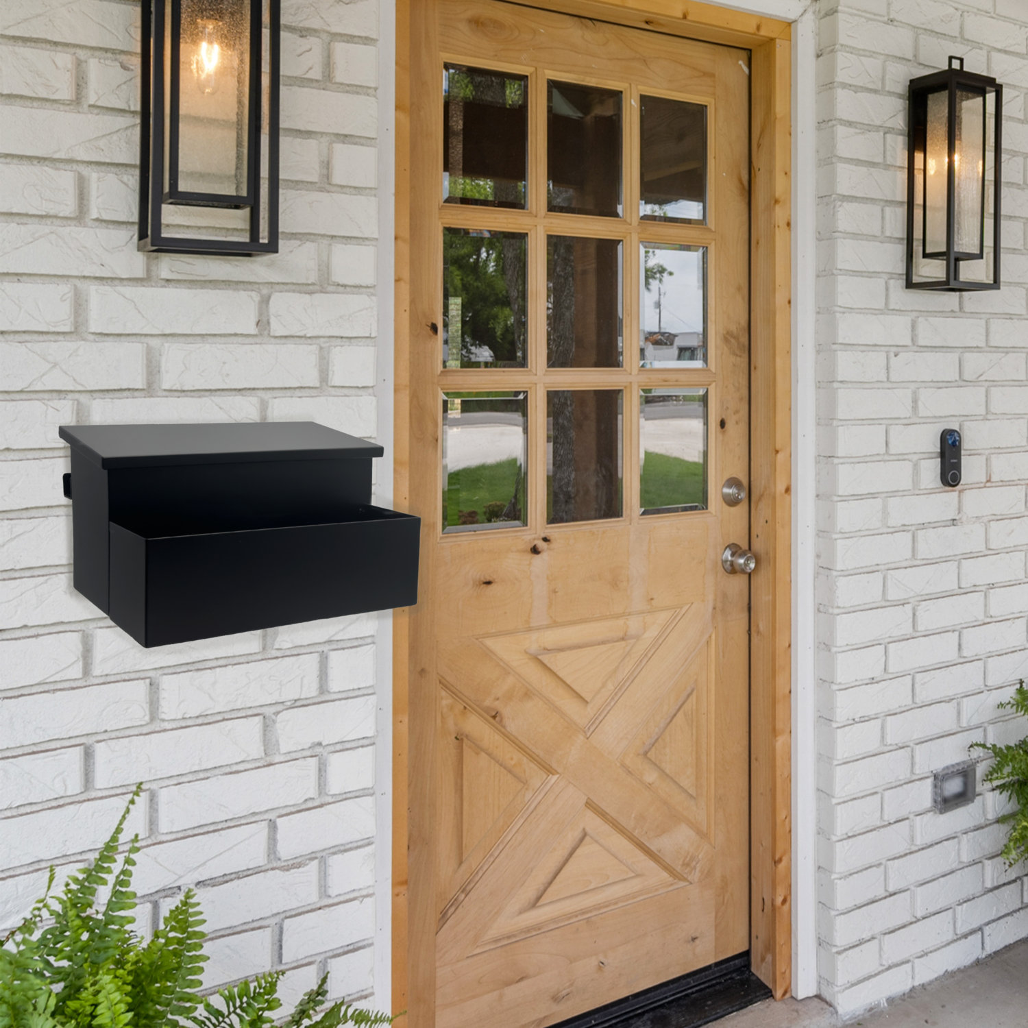 MailVault Wall Planter Mailbox, Steel