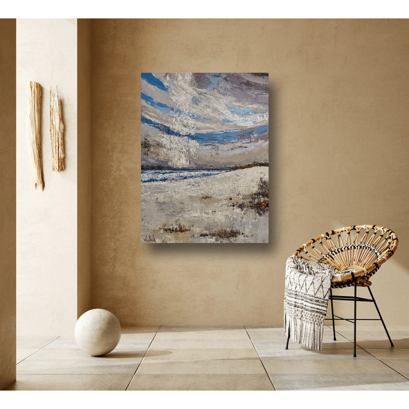 Humid Sky - reproduction d'art sur toile, H 30 po x l 24 po x P 1 po, Unframed