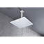 Pomme de douche à pluie en acier inoxydable - haute, économe en eau, autonettoyante, 12 po x 12 po, blanche avec fonction autonettoyante et économe en acier, Grace
