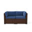 Chaise d'extérieur en osier avec coussins-1687671335