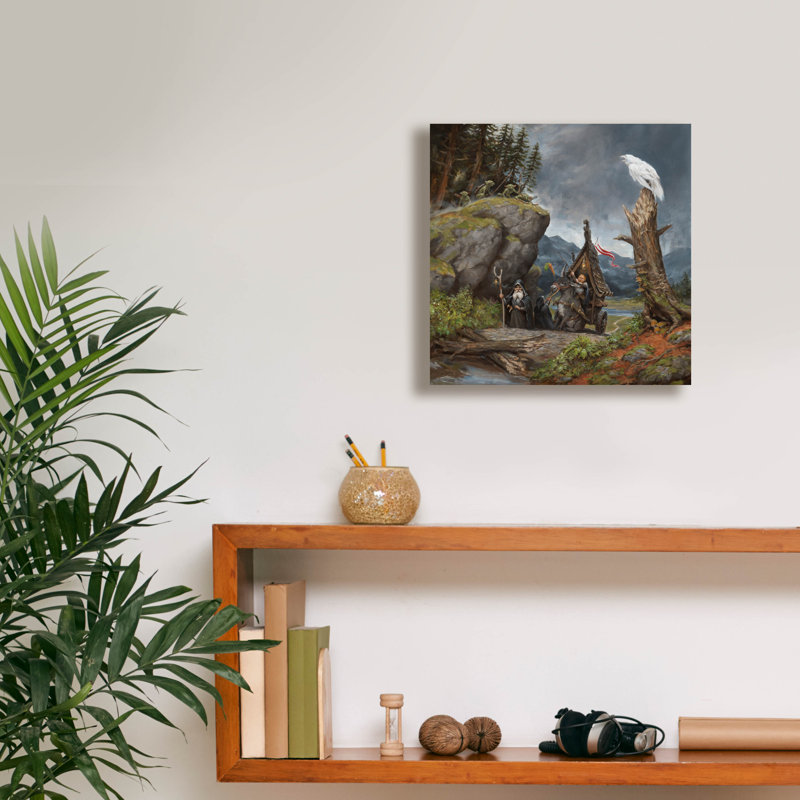 "Epic Graffiti" The Goblin Ambush "par Fesbra, art mural sur toile, 12 po x 12 po, H 12 po x l 12 po
