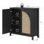 Boho - Buffet en rotin avec tablettes réglables-344095792-336379160