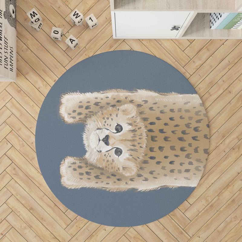 Tapis de jeu Lil Liling Leopard Kids, Ardoise