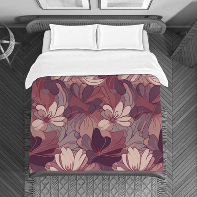 Literie luxueuse à motif floral Azalya