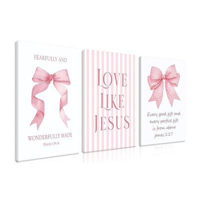 3 Piece Wrapped Canvas Wall Art