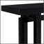 Console contemporaine avec une longue table d'entrée pour une décoration intérieure moderne