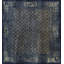 Antique Square Shape Blue Color Geometric Chinese Baotou Wool Pile Rug