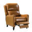 Fauteuil inclinable manuel en cuir véritable 29,5 po Amee-937709902