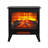 21 Inchthree-Sided Freestanding Electric Fireplace Stove Heater With 3D Flame Effect With Remote Control
