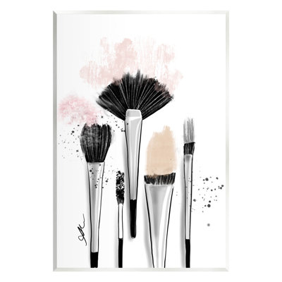 " Makeup Brushes Glam Tools " Graphic Art Print