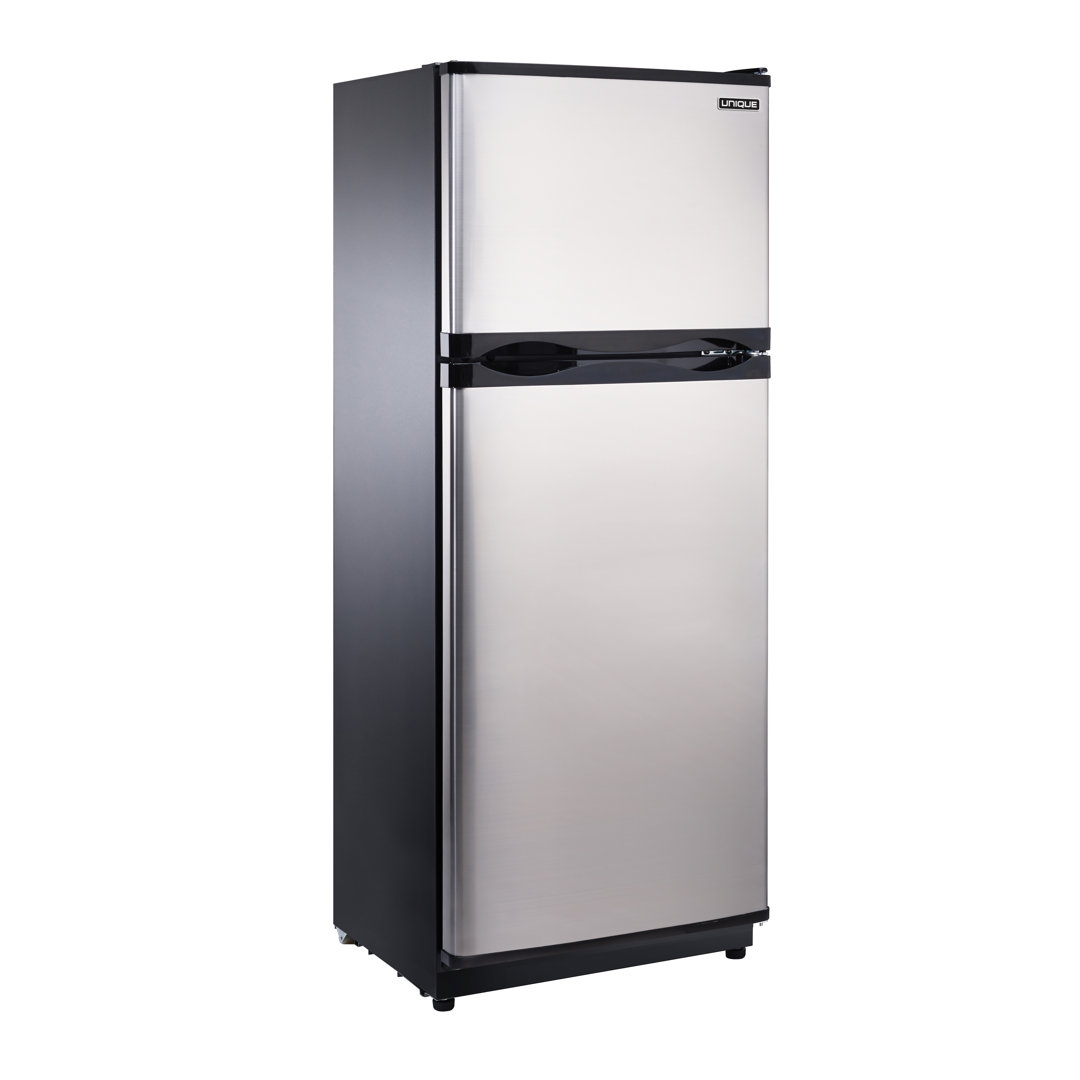 Off-Grid 24" Solar Powered DC 10.3 cu. ft. Freestanding Top Freezer Refrigerator Unique Appliances
