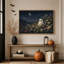 Art mural blanc sur toile Halloween-509240043