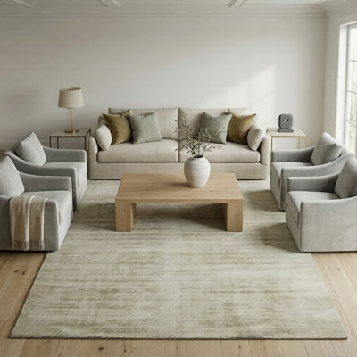 Ishneet Viscose Striped Indoor Rug