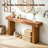 63" Solid Wood Console Table – Rustic Farmhouse Sofa Table for Entryway, Hallway-1503335250