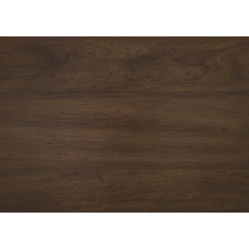 Ensemble de meubles de table bistro à finition brune 5 pièces avec repose-pieds en métal et 4 tabourets Structure en bois robuste Esthétique classique