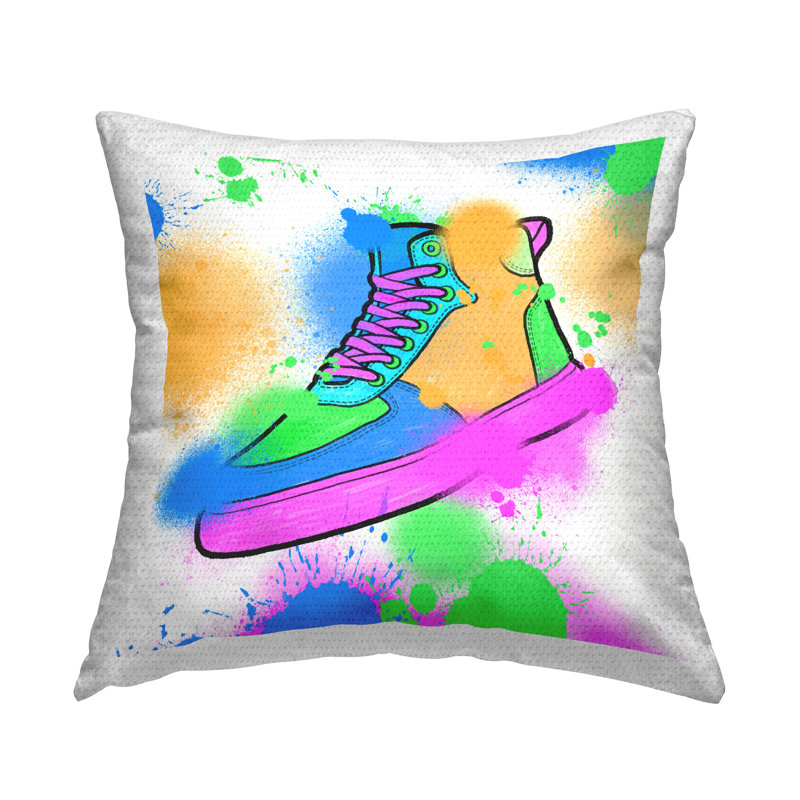 Coussin décoratif d'extérieur Splattered