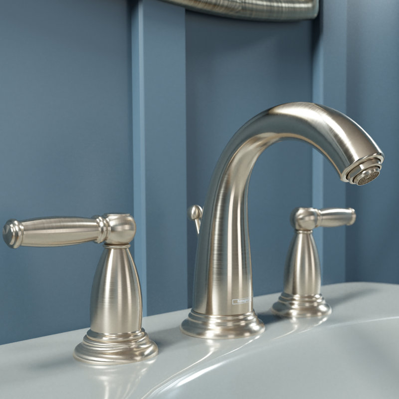 Swing C poignées Double robinet robinet Standard, Nickel brossé