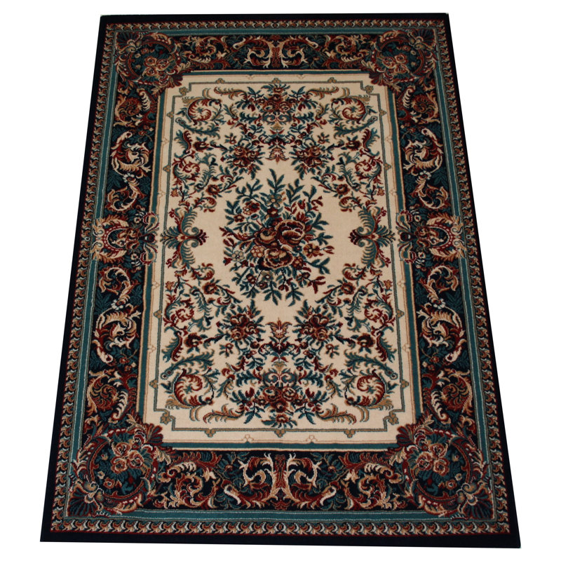 Barrville Rectangle Oriental Hand Hooked Area Rug, Rectangular 66 x 120cm