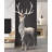 Nordic Elk Fiberglass Sculpture Piece