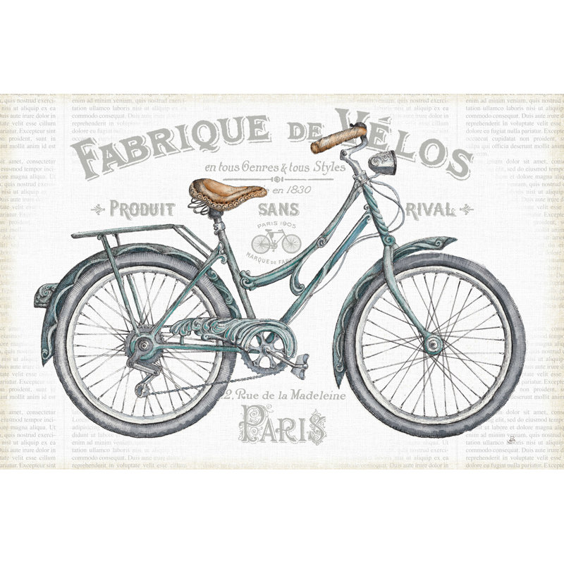 Bicyclettes I, H 12 po x l 18 po