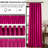 Luxury Pinch Pleated Velvet Blackout Curtains - Room Darkening 75%-85% Back Tab Drapes with Hooks+Rings (set of 2)-2004483775-2004483772