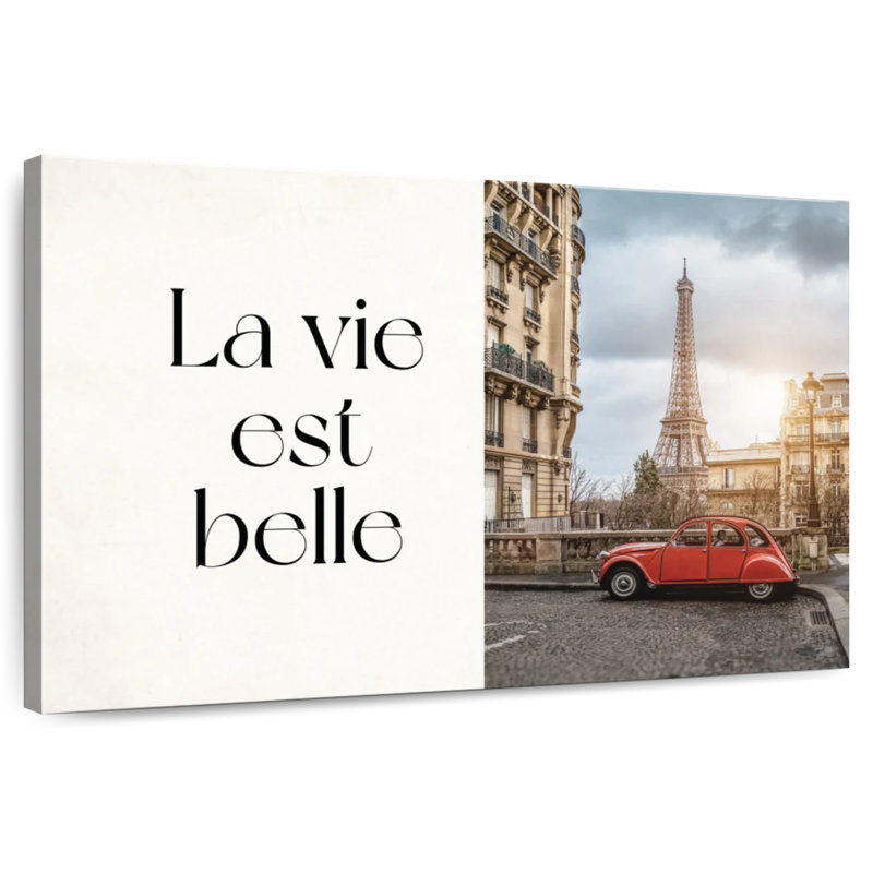 Lilie La Vie Est Belle, H 16 po x l 24 po
