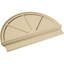 Demi-rond signature fronton en uréthane, brun clair apprêté-102752321-113057100-113221389