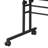 Mobili Rolling Writing Desk – Height Adjustable with Moveable Shelf & Locking Wheels-1892281023