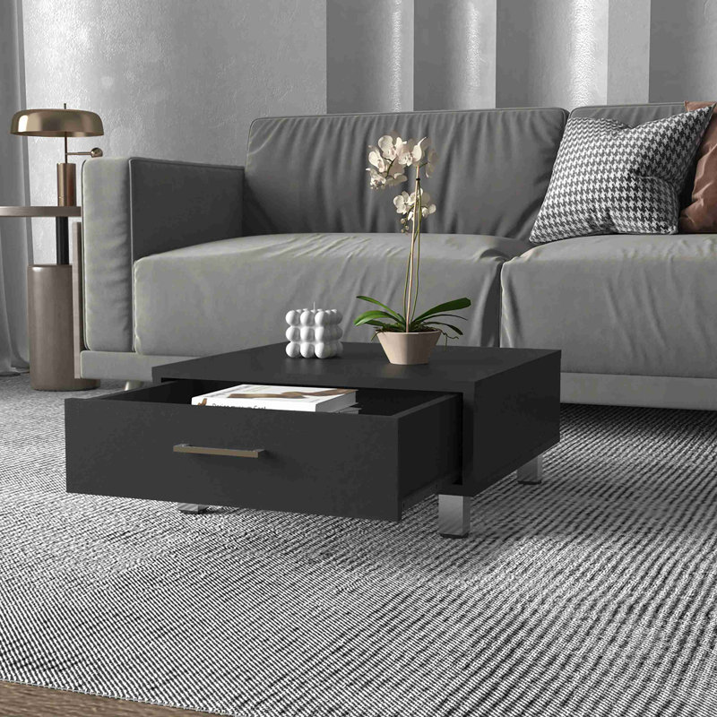 1-Drawer Rectangle Coffee Table Living Room Table