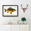 Royal Carp Fish by M.E. Bloch - Framed Print-55610629-55610630