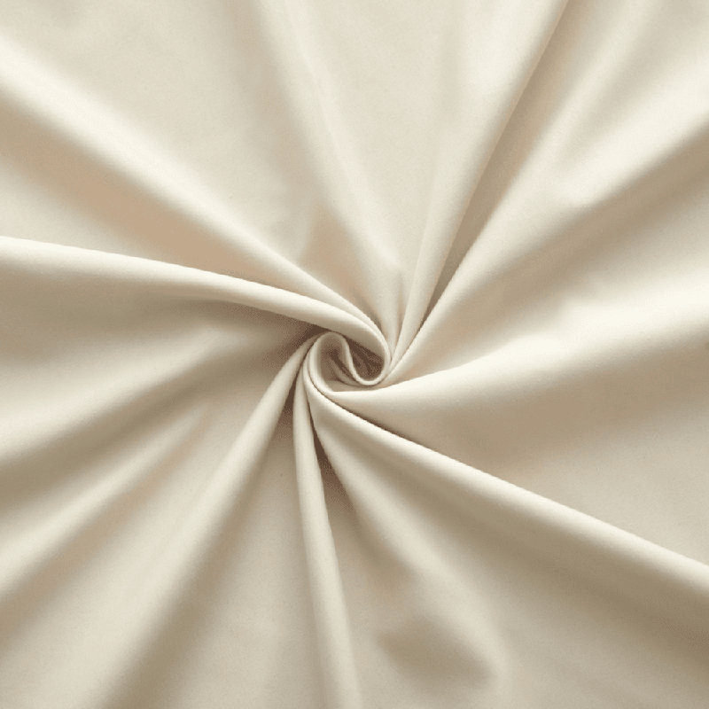 Angeliza Microfiber Standard Fitted Sheet, Cream, Double (4'6)