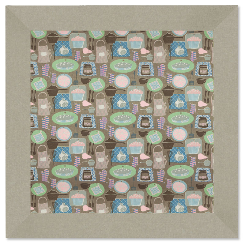 Rewind Geometric 100% Cotton Square Table Topper