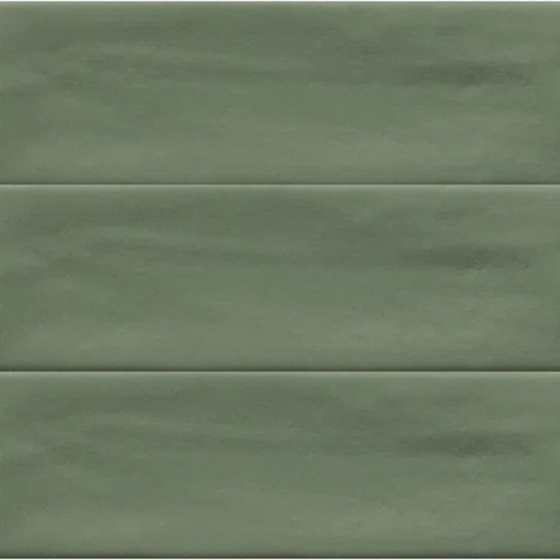 Carreau de porcelaine pour plancher et mur 2 po x 6 po Sierra, Vert
