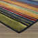 Farranshane Striped Tufted Blue/Orange/Green Area Rug