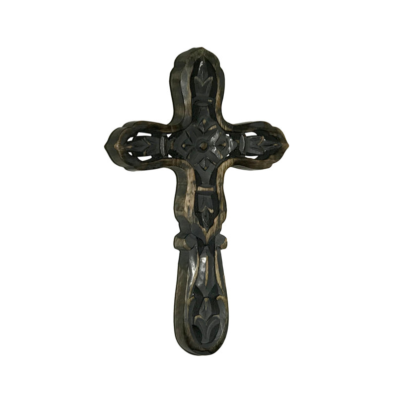 Décoration murale croix en bois